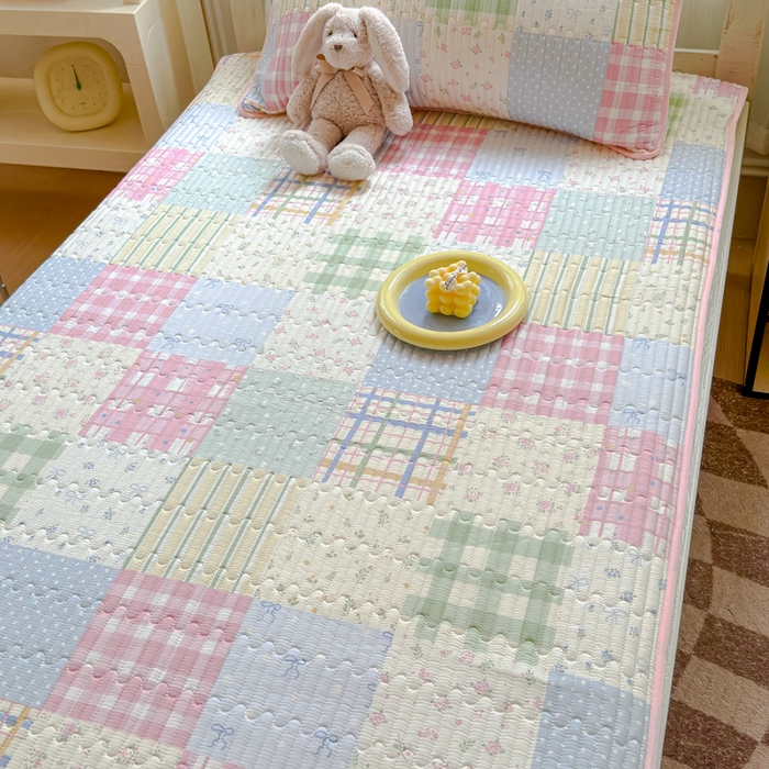 91家纺网 家纺一手货源 找家纺 金丝鸟家纺 2025新款全棉软床垫床褥床盖 手账银河