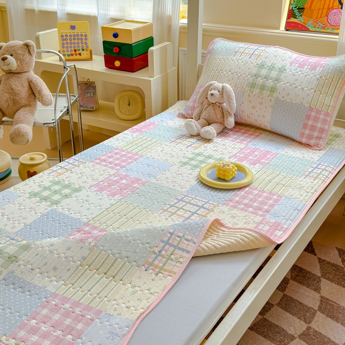 91家纺网 家纺一手货源 找家纺 金丝鸟家纺 2025新款全棉软床垫床褥床盖 手账银河