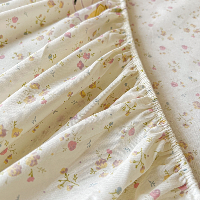 91家纺网 家纺一手货源 找家纺 金丝鸟家纺 2025新款全棉斜纹单床笠 床笠单件 星轨漫步