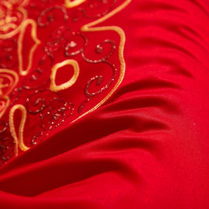 91家纺网 家纺一手货源 找家纺 （总）四川牛皮席 2025新款全棉纯棉刺绣莫代尔婚庆乳胶枕枕头枕芯