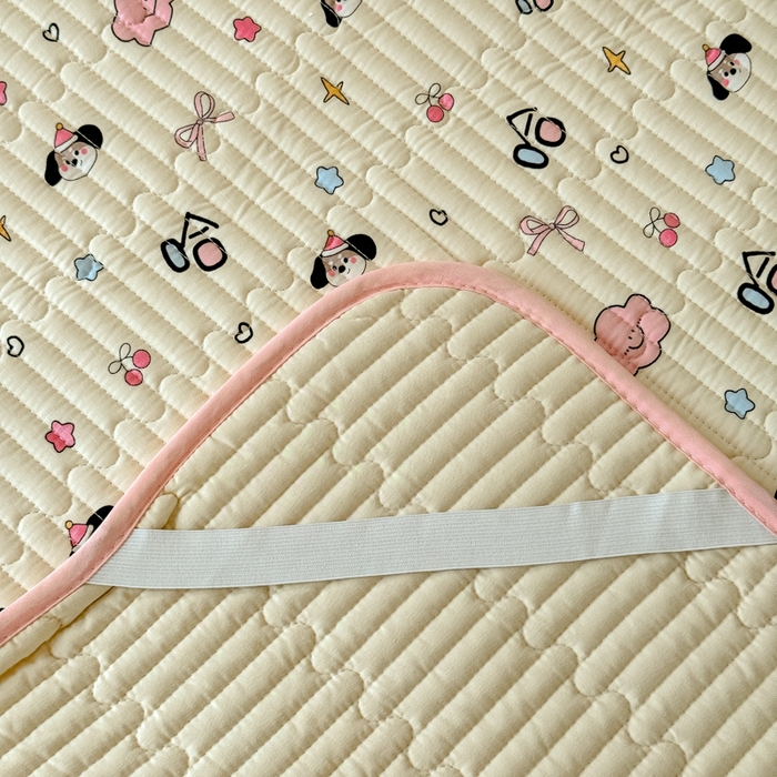 91家纺网 家纺一手货源 找家纺 （总）金丝鸟家纺 2025新款全棉双层纱软床垫床褥床盖