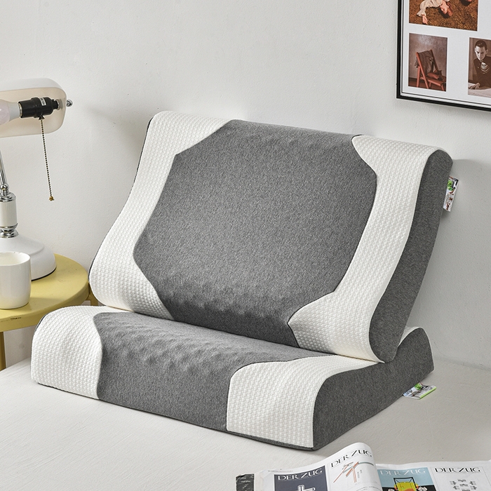 91家纺网 家纺一手货源 找家纺 （总）四川牛皮席 2025新款全棉纯棉拼接乳胶枕 枕头枕芯