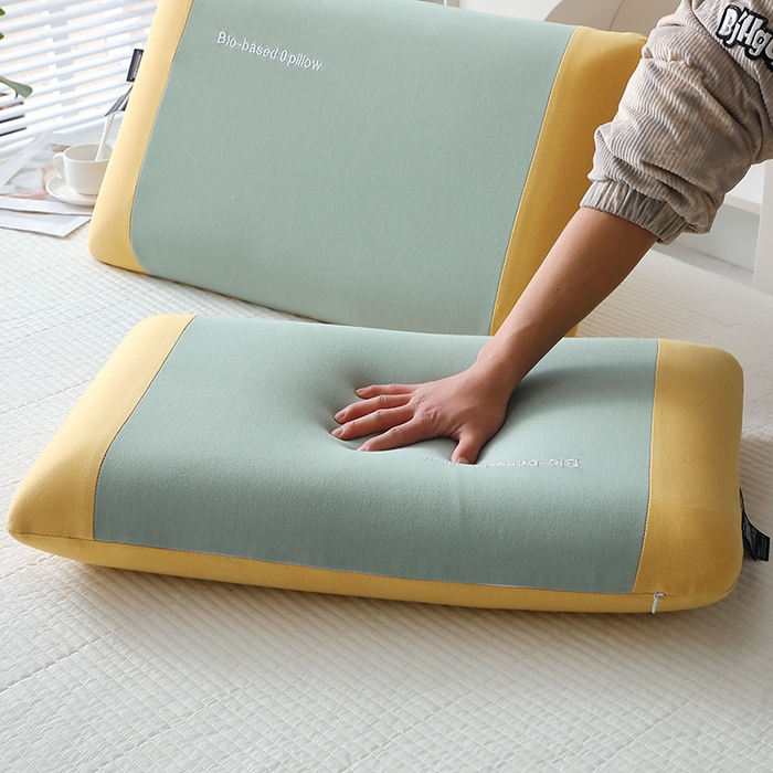 91家纺网 家纺一手货源 找家纺 （总）四川牛皮席 2025新款云朵护颈记忆棉零压力枕-面包款 枕头枕芯