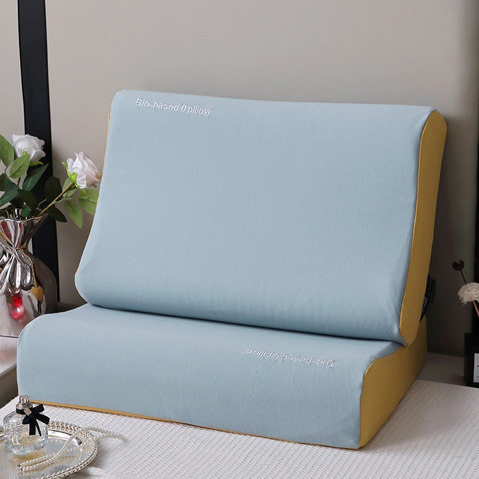 91家纺网 家纺一手货源 找家纺 （总）四川牛皮席 2025新款云朵护颈记忆棉零压力枕-曲线款 枕头枕芯