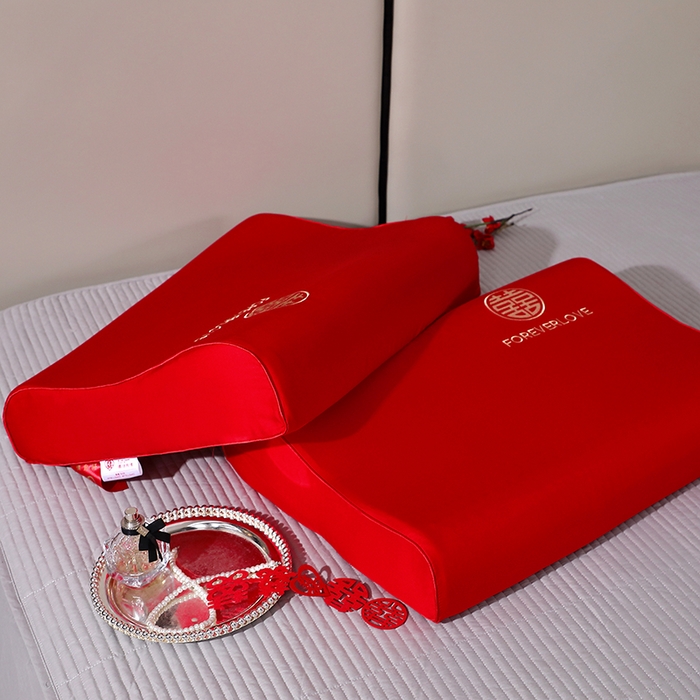 91家纺网 家纺一手货源 找家纺 （总）四川牛皮席 2025新款双喜临门全棉纯棉乳胶枕头枕芯