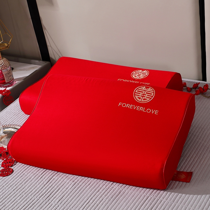 91家纺网 家纺一手货源 找家纺 （总）四川牛皮席 2025新款双喜临门全棉纯棉乳胶枕头枕芯