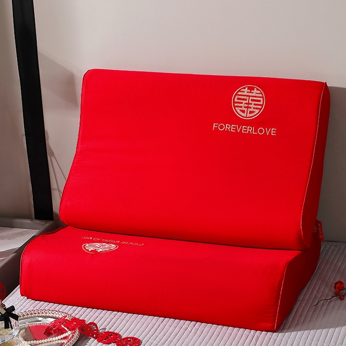 91家纺网 家纺一手货源 找家纺 （总）四川牛皮席 2025新款双喜临门全棉纯棉乳胶枕头枕芯