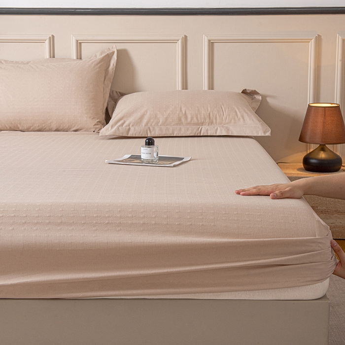 91家纺网 家纺一手货源 找家纺 露梦家纺 2025外贸内销跨境电商亚马逊速卖通磨毛单床笠三件套欧美尺寸多多跨境平台TEMU SHEIN笠高30 雅格-驼色