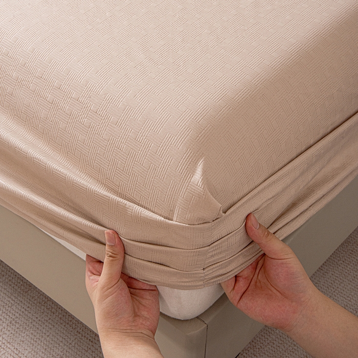 91家纺网 家纺一手货源 找家纺 露梦家纺 2025外贸内销跨境电商亚马逊速卖通磨毛单床笠三件套欧美尺寸多多跨境平台TEMU SHEIN笠高30 雅格-驼色