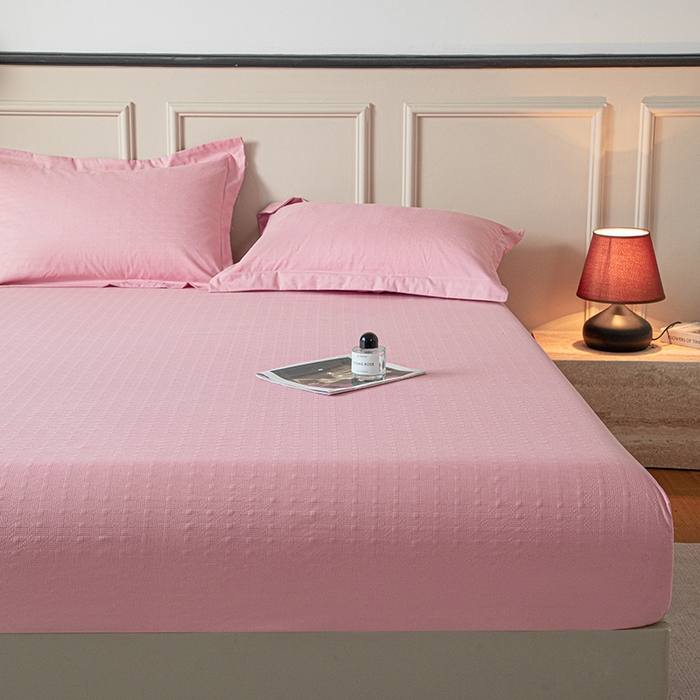 91家纺网 家纺一手货源 找家纺 露梦家纺 2025外贸内销跨境电商亚马逊速卖通磨毛单床笠三件套欧美尺寸多多跨境平台TEMU SHEIN笠高30 雅格-豆沙