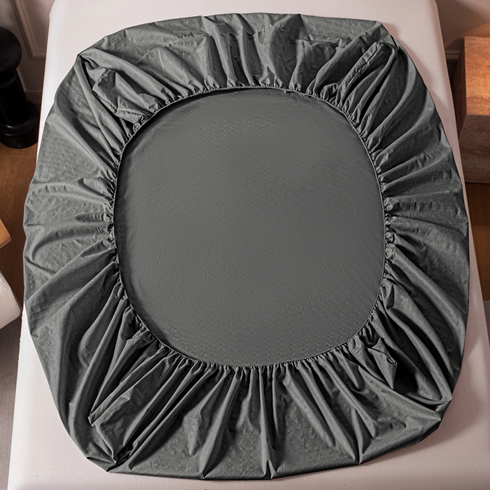 91家纺网 家纺一手货源 找家纺 露梦家纺 2025外贸内销跨境电商亚马逊速卖通磨毛单床笠三件套欧美尺寸多多跨境平台TEMU SHEIN笠高30 雅格-深灰