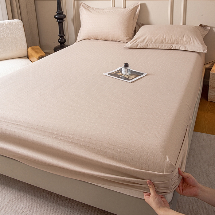 91家纺网 家纺一手货源 找家纺 露梦家纺 2025外贸内销跨境电商亚马逊速卖通磨毛单床笠三件套欧美尺寸多多跨境平台TEMU SHEIN笠高30 雅格-驼色