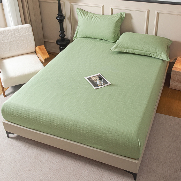 91家纺网 家纺一手货源 找家纺 露梦家纺 2025外贸内销跨境电商亚马逊速卖通磨毛单床笠三件套欧美尺寸多多跨境平台TEMU SHEIN笠高30 雅格-抹茶