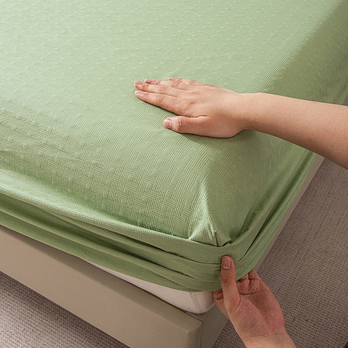 91家纺网 家纺一手货源 找家纺 露梦家纺 2025外贸内销跨境电商亚马逊速卖通磨毛单床笠三件套欧美尺寸多多跨境平台TEMU SHEIN笠高30 雅格-抹茶