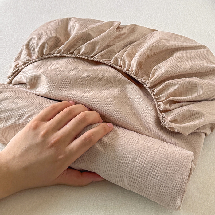 91家纺网 家纺一手货源 找家纺 露梦家纺 2025外贸内销跨境电商亚马逊速卖通磨毛单床笠三件套欧美尺寸多多跨境平台TEMU SHEIN笠高30 雅格-驼色