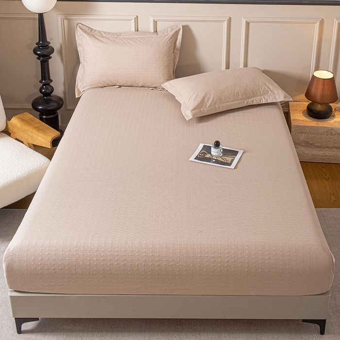 91家纺网 家纺一手货源 找家纺 露梦家纺 2025外贸内销跨境电商亚马逊速卖通磨毛单床笠三件套欧美尺寸多多跨境平台TEMU SHEIN笠高30 雅格-驼色