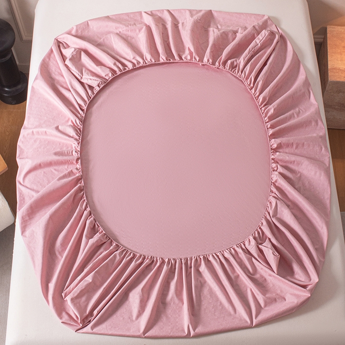 91家纺网 家纺一手货源 找家纺 露梦家纺 2025外贸内销跨境电商亚马逊速卖通磨毛单床笠三件套欧美尺寸多多跨境平台TEMU SHEIN笠高30 雅格-豆沙