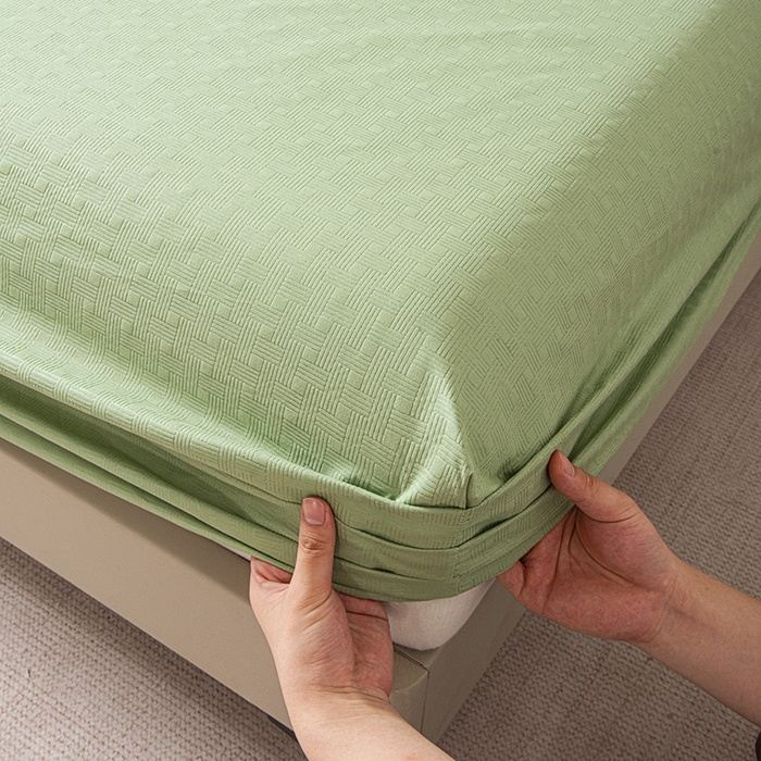 91家纺网 家纺一手货源 找家纺 露梦家纺 2025外贸内销跨境电商亚马逊速卖通磨毛单床笠三件套欧美尺寸多多跨境平台TEMU SHEIN笠高30 雅格-抹茶