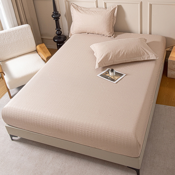 91家纺网 家纺一手货源 找家纺 露梦家纺 2025外贸内销跨境电商亚马逊速卖通磨毛单床笠三件套欧美尺寸多多跨境平台TEMU SHEIN笠高30 雅格-驼色