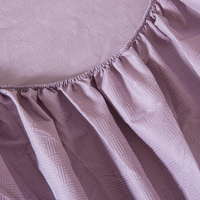 91家纺网 家纺一手货源 找家纺 露梦家纺 2025外贸内销跨境电商亚马逊速卖通磨毛单床笠三件套欧美尺寸多多跨境平台TEMU SHEIN笠高30 雅格-紫色