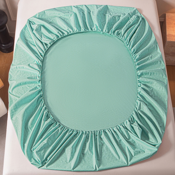 91家纺网 家纺一手货源 找家纺 露梦家纺 2025外贸内销跨境电商亚马逊速卖通磨毛单床笠三件套欧美尺寸多多跨境平台TEMU SHEIN笠高30 雅格-松绿