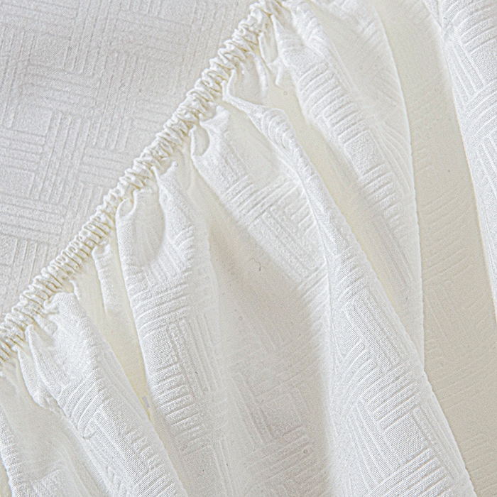 91家纺网 家纺一手货源 找家纺 露梦家纺 2025外贸内销跨境电商亚马逊速卖通磨毛单床笠三件套欧美尺寸多多跨境平台TEMU SHEIN笠高30 雅格-白色