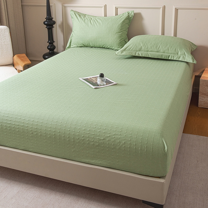 91家纺网 家纺一手货源 找家纺 露梦家纺 2025外贸内销跨境电商亚马逊速卖通磨毛单床笠三件套欧美尺寸多多跨境平台TEMU SHEIN笠高30 雅格-抹茶