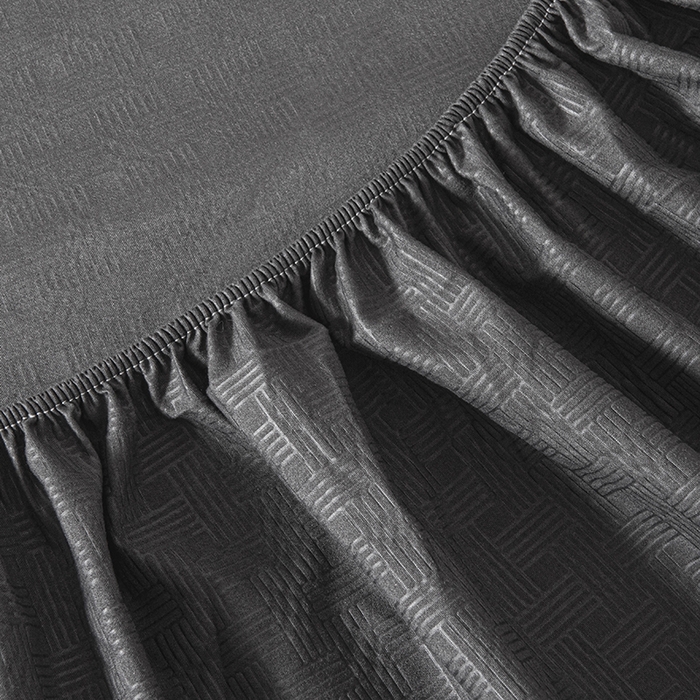 91家纺网 家纺一手货源 找家纺 露梦家纺 2025外贸内销跨境电商亚马逊速卖通磨毛单床笠三件套欧美尺寸多多跨境平台TEMU SHEIN笠高30 雅格-深灰