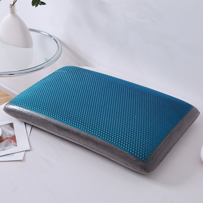 91家纺网 家纺一手货源 找家纺 （总）四川牛皮席 2025新款黑金凝胶面包枕 枕头枕芯