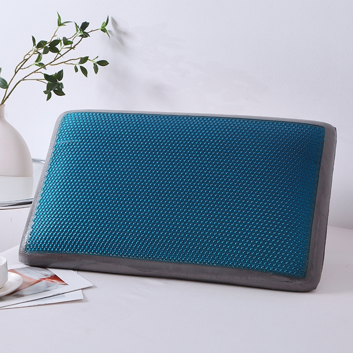 91家纺网 家纺一手货源 找家纺 （总）四川牛皮席 2025新款黑金凝胶面包枕 枕头枕芯