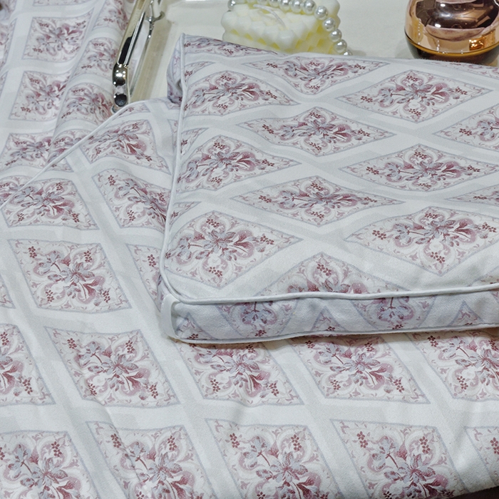 91家纺网 家纺一手货源 找家纺 博尔菲 2025新款小米全棉磨毛大豆被被子被芯 几何花影