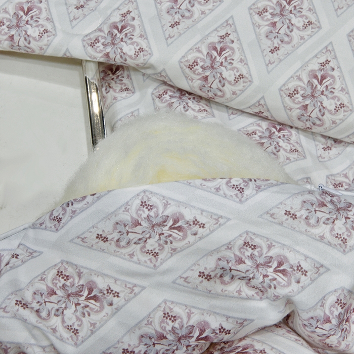 91家纺网 家纺一手货源 找家纺 博尔菲 2025新款小米全棉磨毛大豆被被子被芯 几何花影