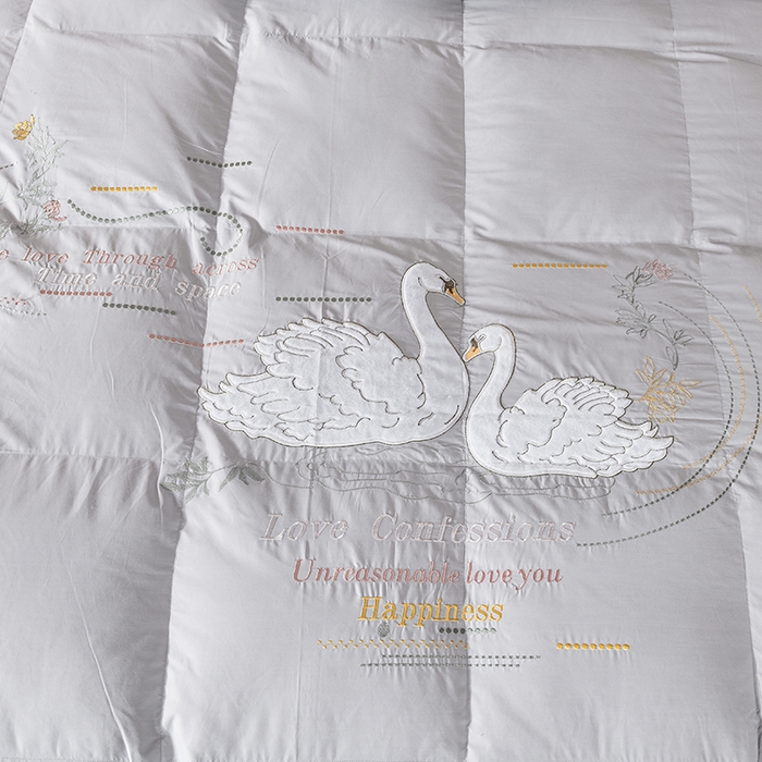 91家纺网 家纺一手货源 找家纺 （总）四川牛皮席 2025秋冬新款95白鹅绒被