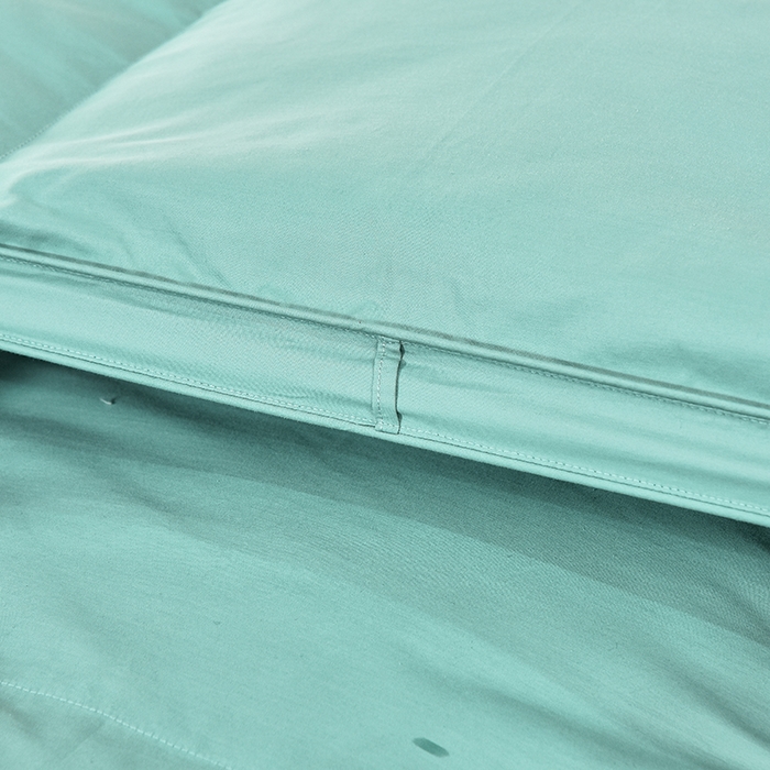 91家纺网 家纺一手货源 找家纺 四川牛皮席 2025秋冬新款95白鹅绒被 白天鹅-清新绿