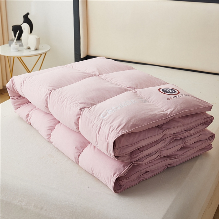 91家纺网 家纺一手货源 找家纺 四川牛皮席 2025新款糯棉立体被被冬被被子羽绒被春秋被鹅绒被 糯棉粉