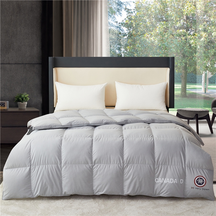 91家纺网 家纺一手货源 找家纺 四川牛皮席 2025新款糯棉立体被被冬被被子羽绒被春秋被鹅绒被 糯棉灰色