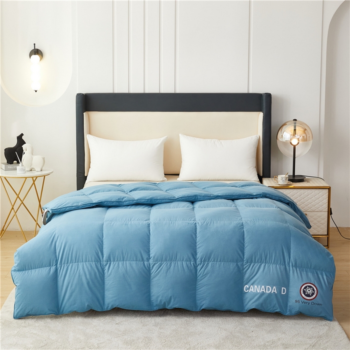 四川牛皮席 2025新款糯棉立体被被冬被被子羽绒被春秋被鹅绒被 糯棉蓝色