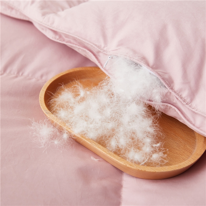 91家纺网 家纺一手货源 找家纺 四川牛皮席 2025新款糯棉立体被被冬被被子羽绒被春秋被鹅绒被 糯棉粉