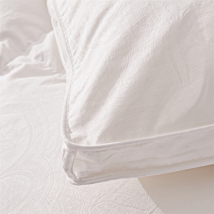 91家纺网 家纺一手货源 找家纺 四川牛皮席 2025新款德芙柔羽绒被 被子被芯 珍珠白