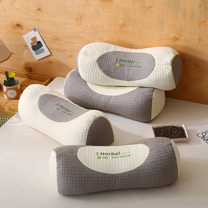 （总）金牛枕芯 2025新款 草本荞麦枕 针织刺绣大凉山荞麦枕头枕芯