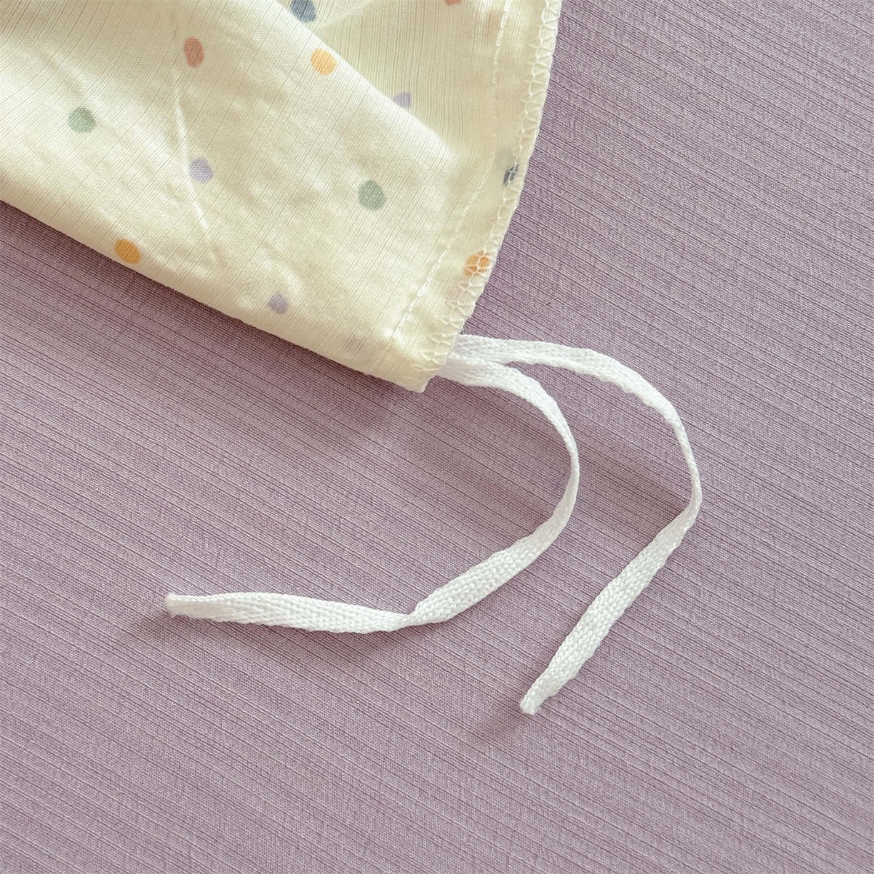 91家纺网 家纺一手货源 找家纺 多品家纺 2025新款超柔云感双层纱四件套 五彩草莓