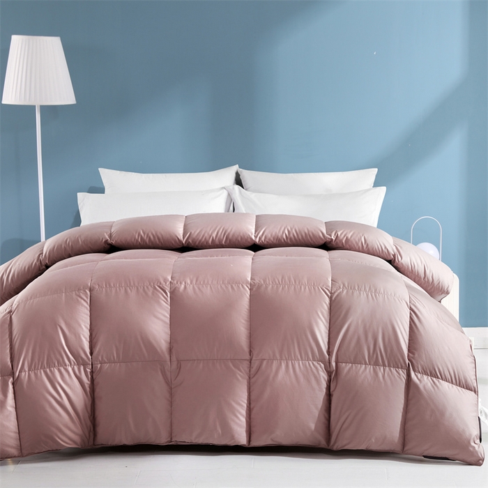 91家纺网 家纺一手货源 找家纺 四川牛皮席 2025新款120支全棉纯棉羽绒被 被子被芯 西雅图-豆沙