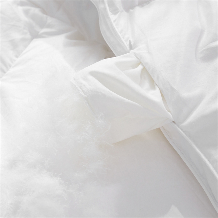 91家纺网 家纺一手货源 找家纺 四川牛皮席 2025新款120支全棉纯棉羽绒被 被子被芯 西雅图-白色