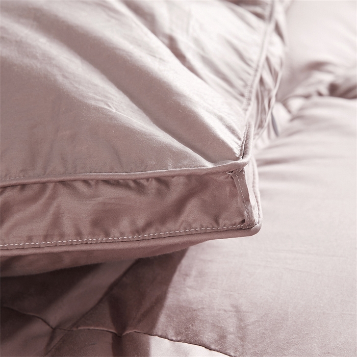 91家纺网 家纺一手货源 找家纺 四川牛皮席 2025新款120支全棉纯棉羽绒被 被子被芯 西雅图-豆沙