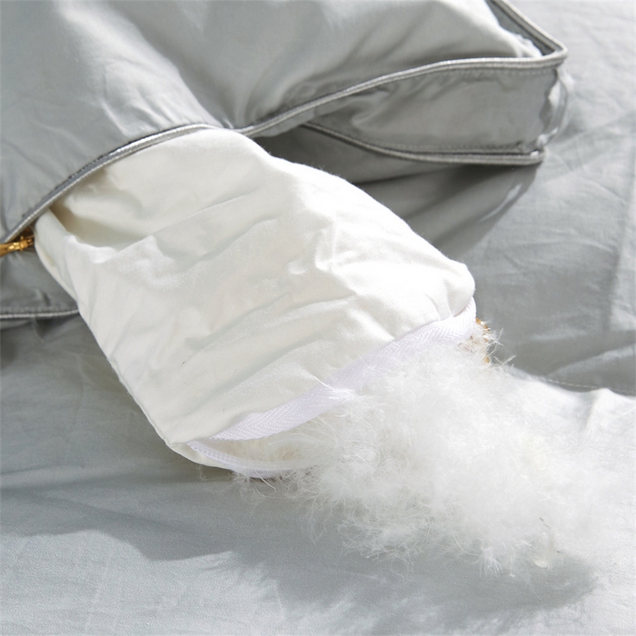 91家纺网 家纺一手货源 找家纺 四川牛皮席 2025新款120支全棉纯棉羽绒被 被子被芯 西雅图-灰色