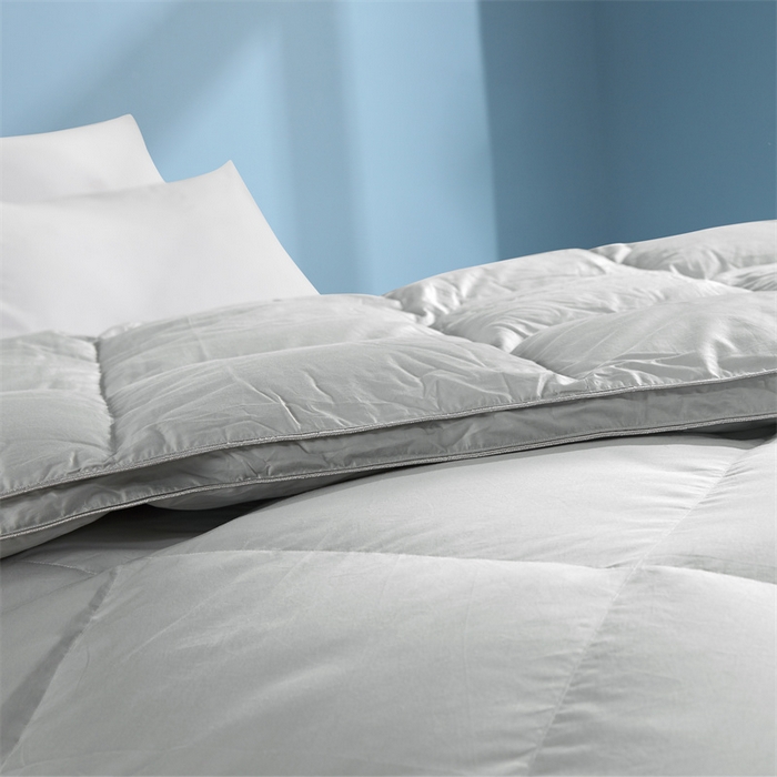 91家纺网 家纺一手货源 找家纺 四川牛皮席 2025新款120支全棉纯棉羽绒被 被子被芯 西雅图-灰色