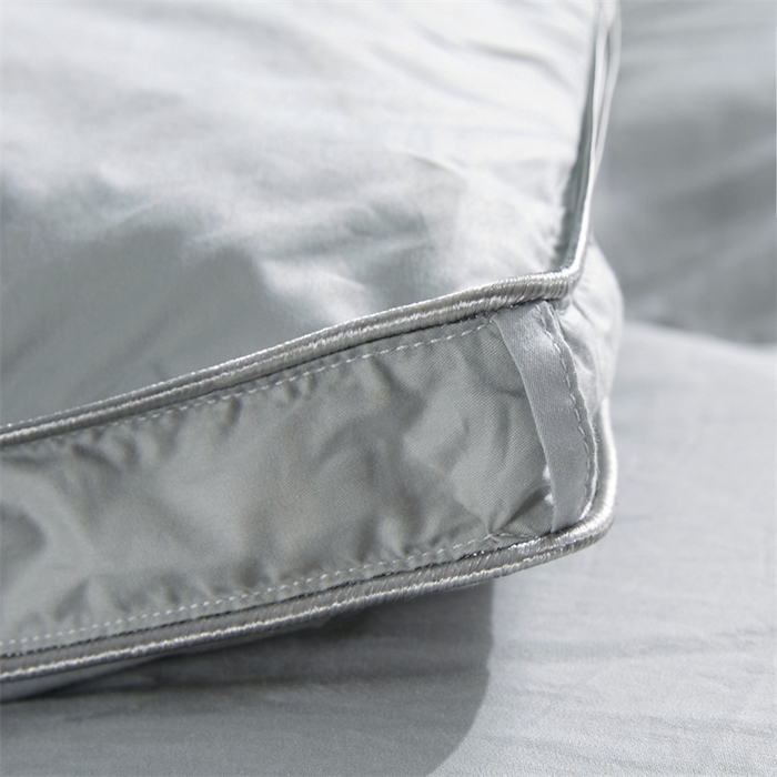 91家纺网 家纺一手货源 找家纺 四川牛皮席 2025新款120支全棉纯棉羽绒被 被子被芯 西雅图-灰色