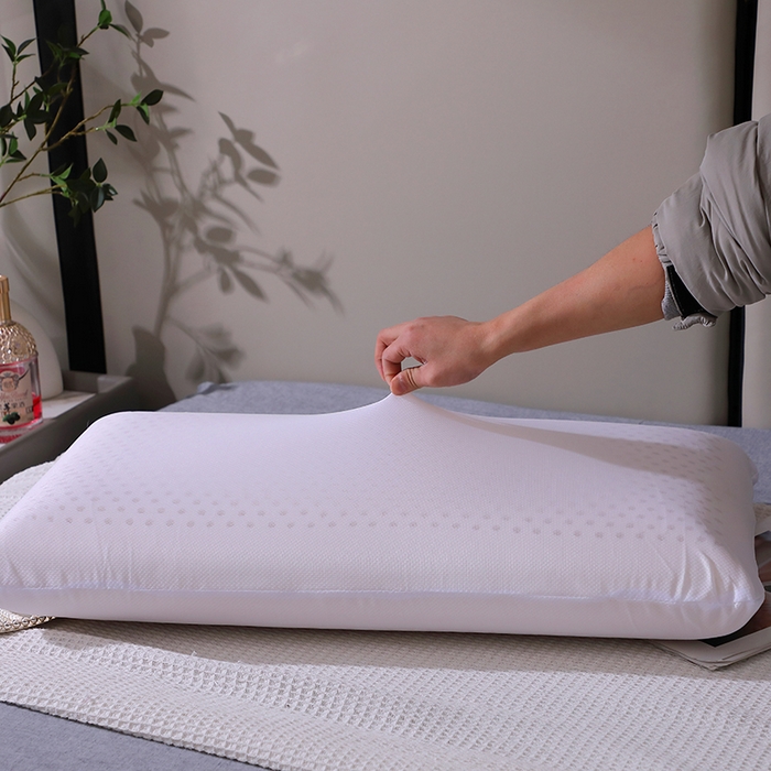 91家纺网 家纺一手货源 找家纺 （总）四川牛皮席 2025新款针织乳胶枕面包枕  枕头枕芯