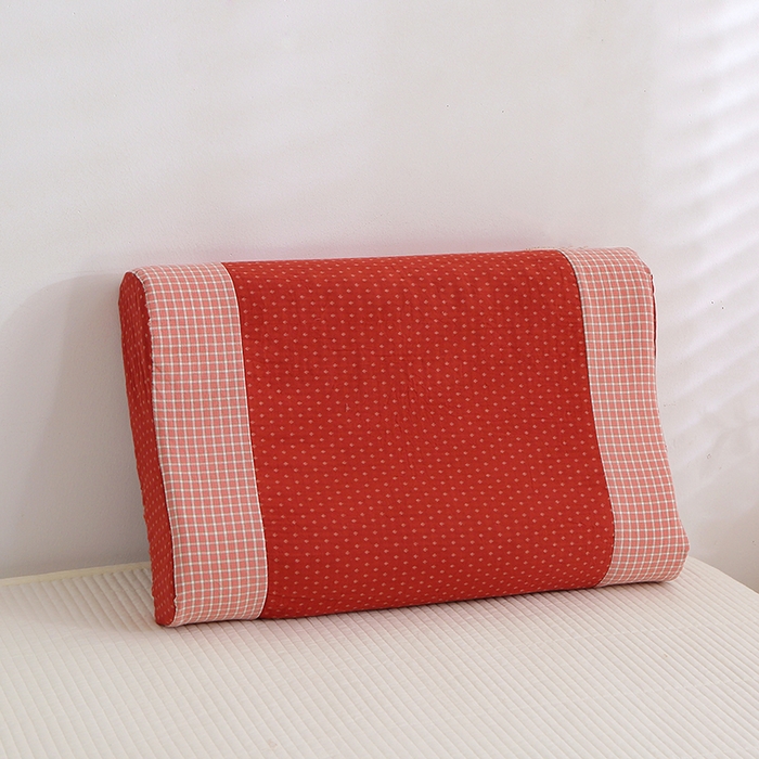 91家纺网 家纺一手货源 找家纺 （总）四川牛皮席 2025新款全棉纯棉双层纱乳胶枕 枕头枕芯