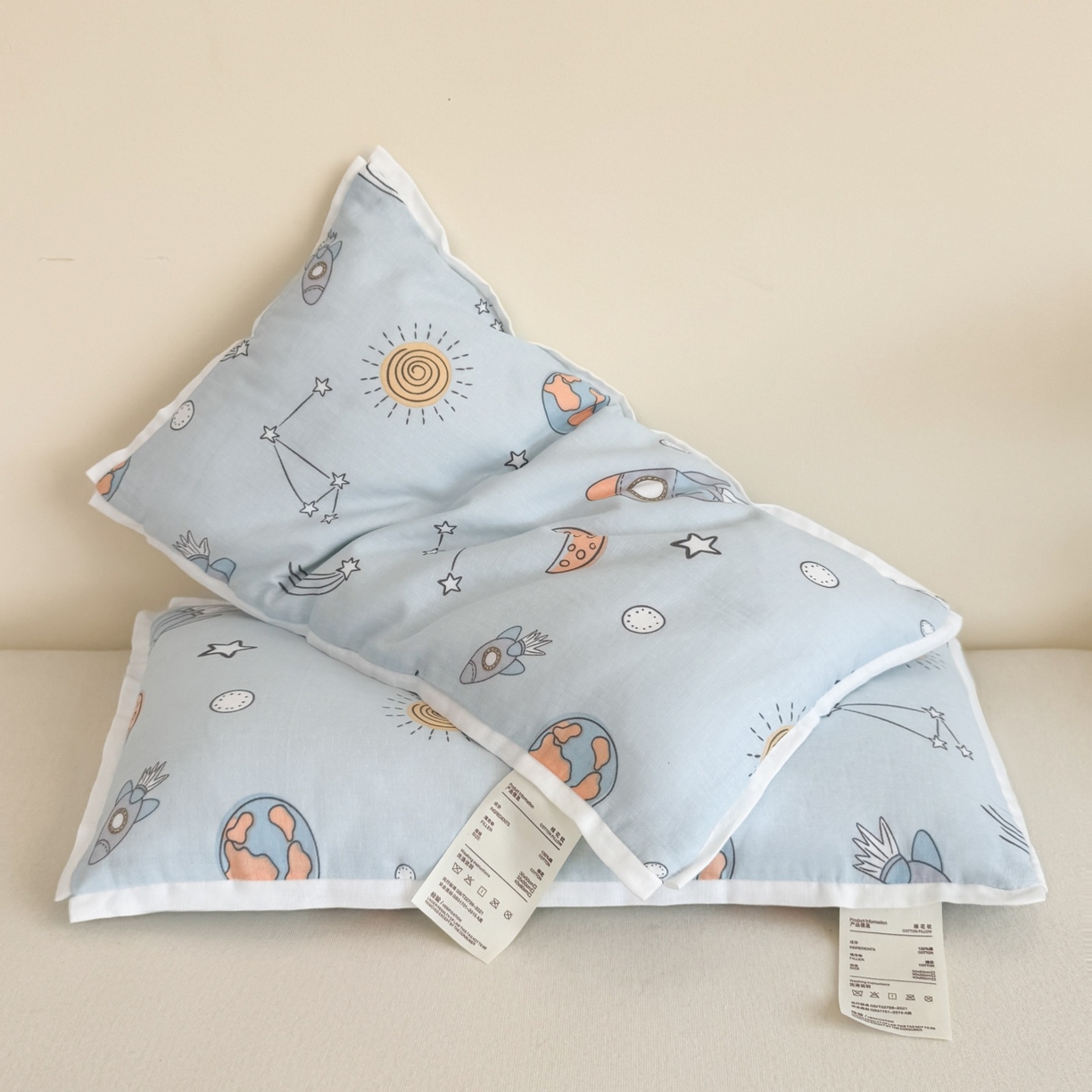 91家纺网 家纺一手货源 找家纺 （总）麦肯锡 2025新款A类卡通纯棉棉花儿童枕枕头枕芯